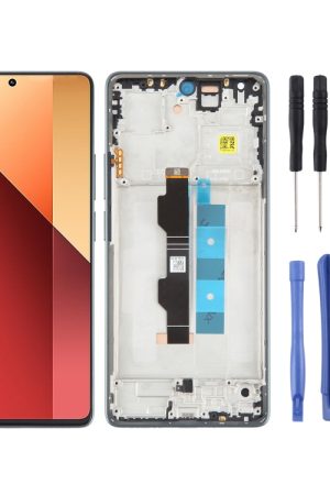 Per Xiaomi Poco M6 Pro 4G digitalizzatore schermo LCD in materiale AMOLED originale assemblaggio completo con cornice, For Xiaomi Poco M6 Pro 4G(Original)