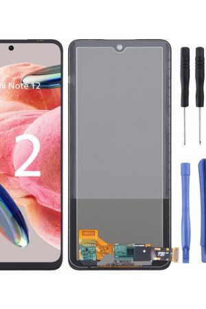 Per Xiaomi Redmi Note 12 4G Schermo LCD TFT con digitalizzatore assemblaggio completo, non supporta l'identificazione delle impronte digitali