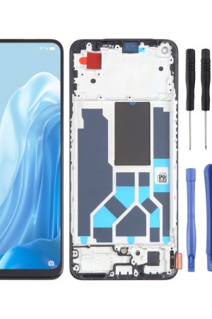Schermo LCD AMOLED originale per OPPO Reno7 SE 5G Digitizer Assemblaggio completo con cornice