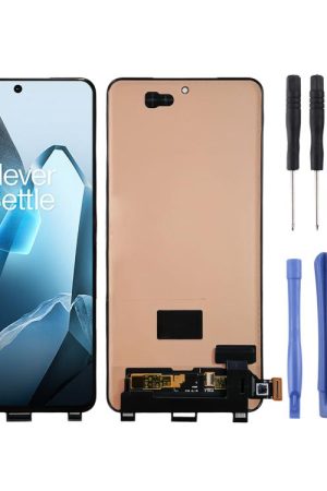 Per OnePlus 13 CPH2655 CPH2653 PJZ110 Schermo LCD AMOLED originale con digitalizzatore Assemblaggio completo senza cavo flessibile per impronte digitali