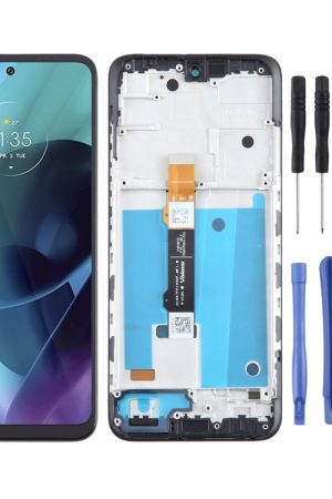 Per Motorola Moto G71 5G digitalizzatore schermo LCD originale assemblaggio completo con cornice