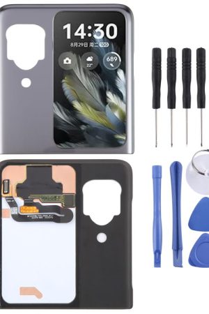 Schermo secondario LCD originale con digitalizzatore assemblaggio completo, For OPPO Find N3 Flip (Original LCD Secondary)