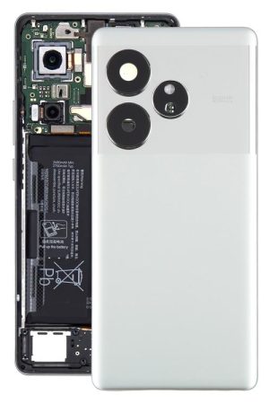 For Realme GT 6 Global Original Back Cover with Camera Lens Cover, For Realme GT 6 Global(Original with Camera Cover), For Realme GT 6(Original)