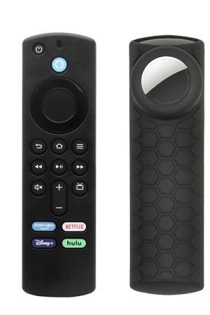Custodia per telecomando 2 pezzi per Amazon Fire TV Stick 2021 ALEXA 3a generazione con supporto Airtag