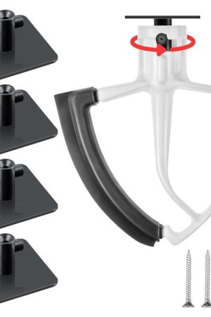 Universal Stand Mixer Attachments Holders Storage Hook Accessory Organizer, 4pcs, 4pcs White