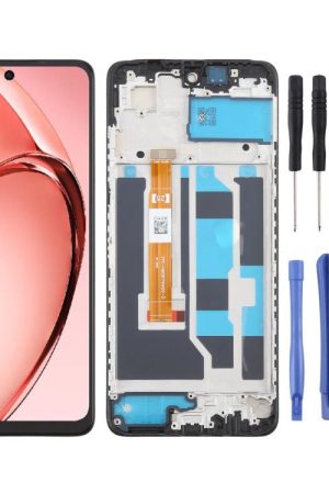 OEM LCD Screen Digitizer Full Assembly with Frame, For OPPO A3x 4G CPH2641, For OPPO A80 5G CPH2639, For OPPO A3 5G CPH2683, For OPPO A3x 5G CPH2681, For OPPO A60 4G CPH2631, For OPPO A3 Pro 5G CPH2639 CPH2665, For OPPO A2x 5G PJU110 PJS110