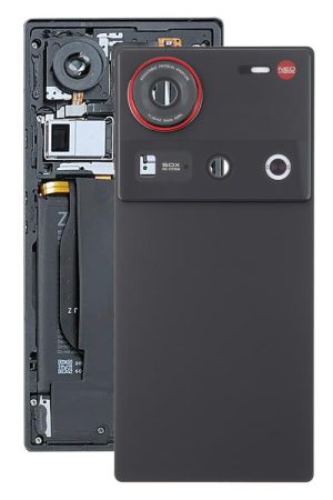 Cover posteriore in vetro con copertura per obiettivo della fotocamera per ZTE nubia Z70 Ultra NX733J NX736J., For ZTE nubia Z70 Ultra