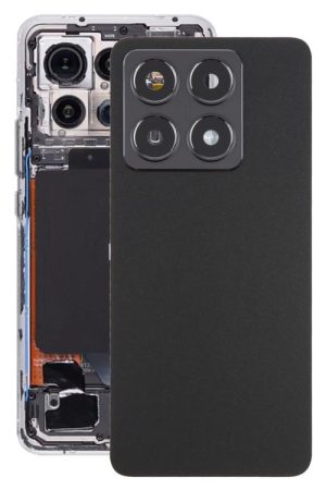 Cover posteriore originale Xiaomi 14T con copriobiettivo della fotocamera, For Xiaomi 14T(with Camera Lens Frame)