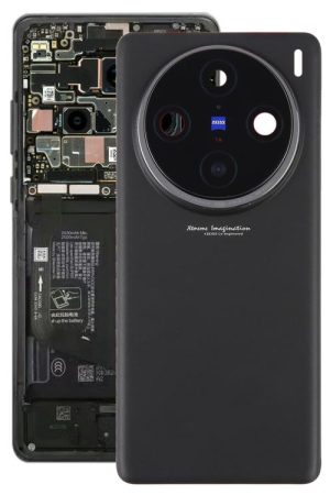 Cover posteriore originale con copriobiettivo per fotocamera per vivo X100 Pro 5G V2324A V2309., For vivo X100 Pro 5G(Original with Camera Cover)