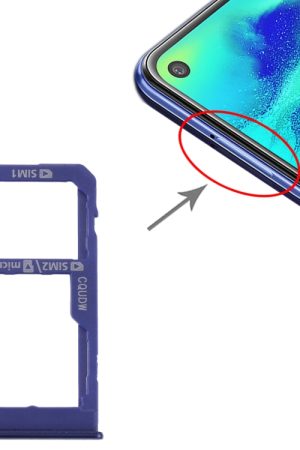 Per Samsung Galaxy M40 SM-M405 Vassoio scheda SIM + Vassoio scheda SIM/Vassoio scheda Micro SD, For Samsung Galaxy M40 (dual card), For Samsung Galaxy M40 (dual card) (Baby Blue)