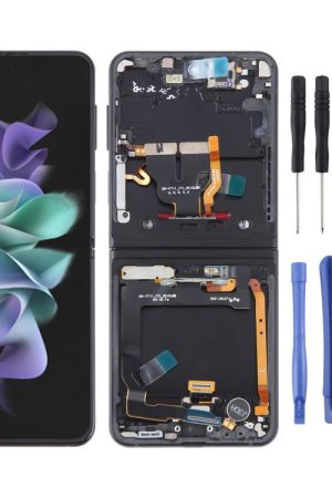 Per Samsung Galaxy Z Flip3 SM-F711 Digitalizzatore schermo LCD originale assemblaggio completo con cornice, For Samsung Galaxy Z Flip3