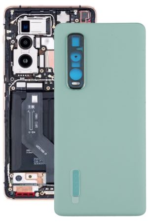 Per OPPO Find X2 Pro CPH2025 PDEM30 Cover posteriore batteria in materiale originale in pelle, For OPPO Find X2 Pro, For OPPO Find X2 Pro (Original)