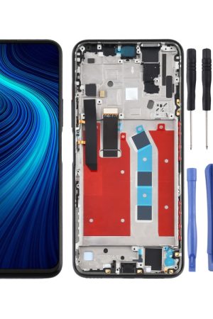 Schermo LCD e digitalizzatore assemblaggio completo con cornice per Huawei Honor X10 5G, For Huawei Honor X10 5G