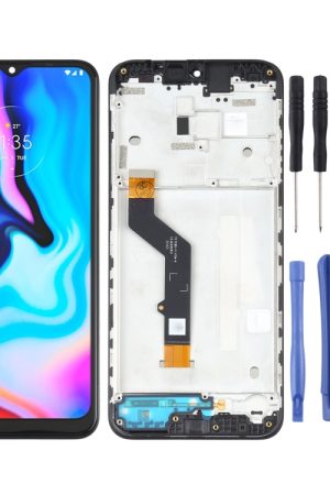 Schermo LCD e digitalizzatore assemblaggio completo con cornice per Motorola Moto E7 Plus XT2081-1, For Motorola Moto E7 Plus