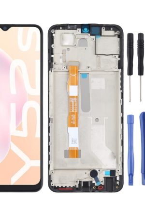 Schermo LCD e digitalizzatore Assemblaggio completo con cornice per Vivo Y52s V2057A