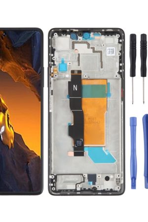 Per Xiaomi Poco F5 Originale AMOLED Materiale LCD Screen Digitizer assemblaggio completo con cornice, For Xiaomi Poco F5 (Original)