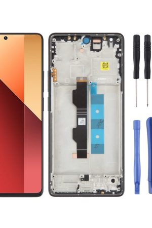 Per Xiaomi Redmi Note 13 Pro 4G digitalizzatore schermo LCD in materiale AMOLED originale assemblaggio completo con cornice, For Xiaomi Redmi Note 13 Pro 4G(Original)