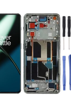 Per OnePlus 11 PHB110 CPH2449 CPH2447 Originale AMOLED LCD Screen Digitizer Assembly completo con telaio, For OnePlus 11(Original), For OnePlus 11(Green)
