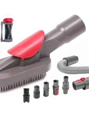 Per Dyson V6 V7 V8 V9 Miele Aspirapolvere Spazzola per la rimozione dei peli di animali domestici, Kit With Hose, Kit Without Hose, Only Brush, Brush With V8 Adapter, With 35-32mm Adapter