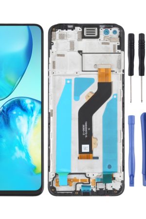Assemblaggio completo del digitalizzatore dello schermo LCD OEM con cornice, For infinix Note 8 X692, For infinix Hot 9 Play X680, For infinix Hot 10 X682B X682C, For infinix Hot 10T X689C, For Tecno Spark 7T, For Tecno Spark 7P...