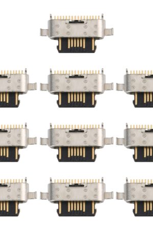 10 connettori per porta di ricarica, For Motorola One Fusion+, For Motorola One Fusion, For Motorola One Zoom, For Motorola One Hyper, For Motorola One, For Motorola Moto G50, For Motorola Moto G100 /Edge S, For Motorola Moto G10 / G20 / G30 / G10 Power
