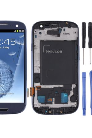 Schermo LCD originale e digitalizzatore assemblato completo con cornice per Samsung Galaxy SIII / i9300, For Galaxy SIII / i9300