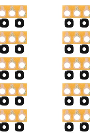 Per Galaxy J2 Pro (2016) Copriobiettivo per fotocamera posteriore da 10 pezzi con adesivo