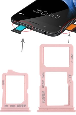 Per Vivo Y66 2 x vassoio per scheda SIM + vassoio per scheda micro SD, For Vivo Y66