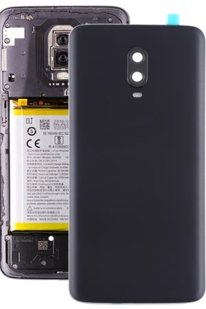 Per OnePlus 6T Cover posteriore batteria originale con obiettivo fotocamera, For OnePlus 6T,Original (Frosted Black ), For OnePlus 6T,Original (Jet Black)