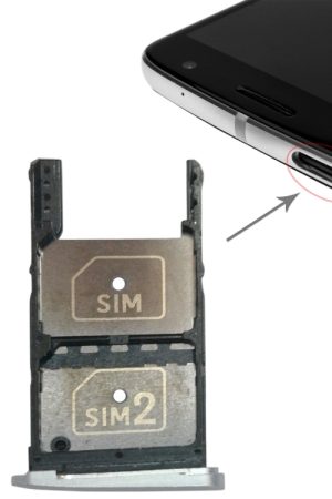 2 Vassoio scheda SIM + Vassoio scheda Micro SD per Motorola Moto Z Play, For Moto Z Play