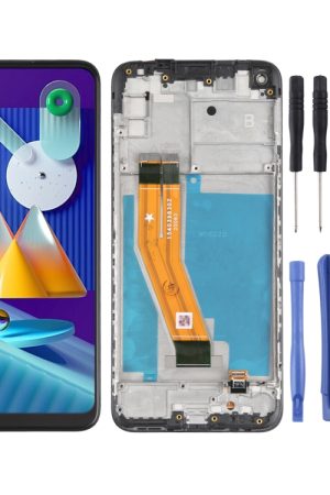 Schermo LCD OEM per Samsung Galaxy M11 Digitizer Assemblaggio completo con cornice (USA)