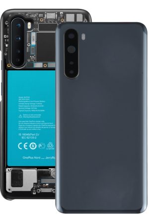 Per la copertura posteriore della batteria OnePlus Nord con copriobiettivo della fotocamera, For OnePlus Nord