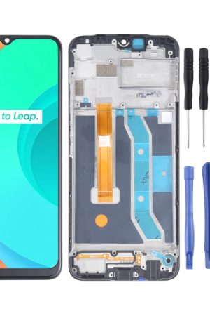 Schermo LCD originale e assemblaggio completo del digitalizzatore con cornice per OPPO Realme C11 RMX2185