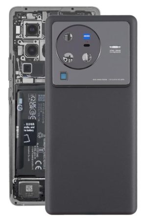 Cover posteriore con copriobiettivo per fotocamera per vivo X80 Pro, For vivo X80 Pro(with Camera Lens)
