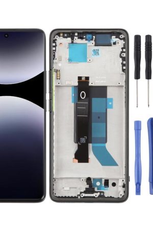 Per Xiaomi Redmi Note 14 Pro Schermo LCD originale Digitizer assemblaggio completo con telaio, For Xiaomi Redmi Note 14 Pro 5G