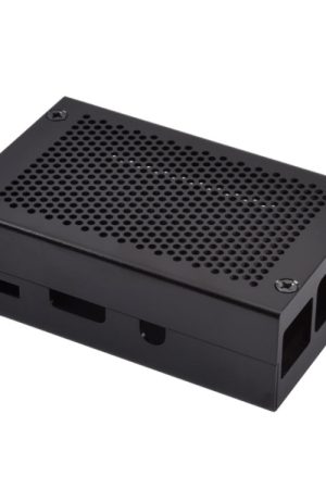 Scatola di raffreddamento a griglia in lega di alluminio per Raspberry Pi 3 modello B Pi 2/B +, Black, Silver