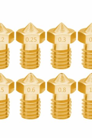 8 PCS Bugatti Accessori per stampante 3D E3D-V5 V6 Ugello M6 Filo di consumo Ugello caldo, 1.75/0.2mm, 1.75/0.25mm, 1.75/0.3mm, 1.75/0.35mm, 1.75/0.4mm, 1.75/0.5mm, 1.75/0.6mm, 1.75/0.8mm, 1.75/1.0mm, 3/0.2mm, 3/0.3mm, 3/0.4mm, 3/0.5mm, 3/0.6mm, 3/0.8m...