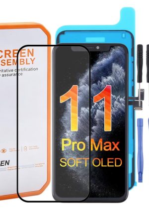 Schermo LCD OLED morbido per assemblaggio completo di digitalizzatore, For iPhone 11 Pro Max(Soft OLED), For iPhone 12 Pro Max(Soft OLED)