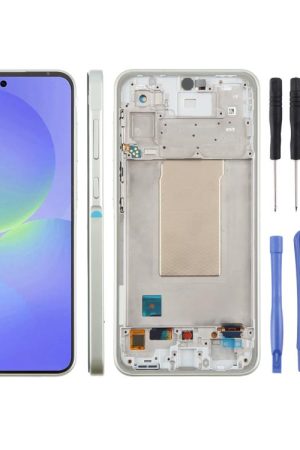 Schermo OLED LCD da 6,67 pollici con digitalizzatore e cornice per Samsung Galaxy A36 SM-A366B, assemblaggio completo., For Galaxy A36